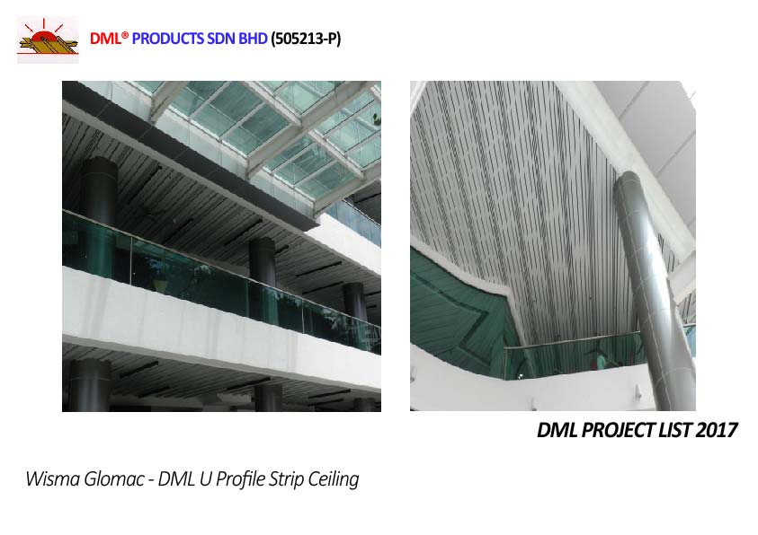 DML Strip Ceiling U Profile | Steel & Aluminium Ceiling